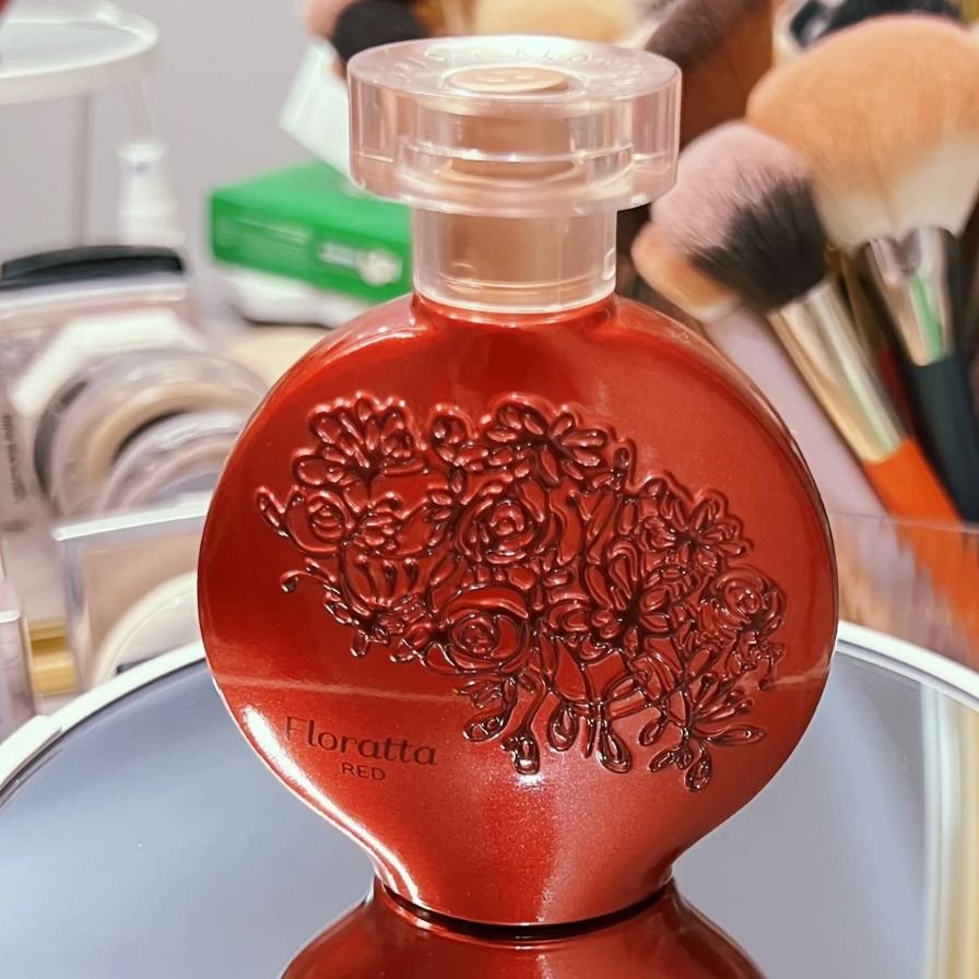 Floratta Red, de O Boticário, um misto de sensualidade e delicadeza.
